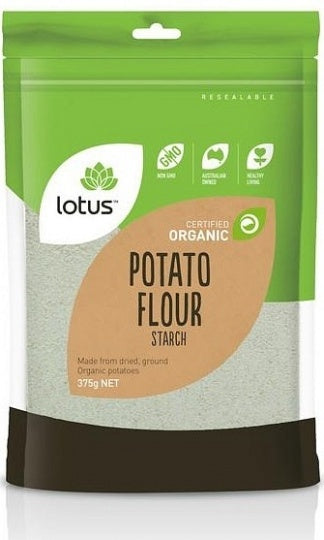 Lotus Organic Potato Flour (Starch) G/F 375G