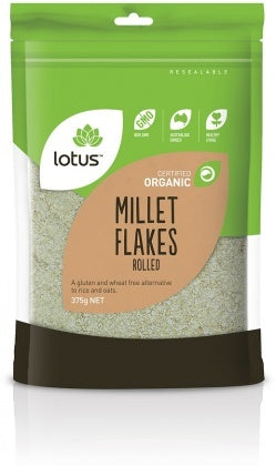 Lotus Organic Rolled Millet 375Gm