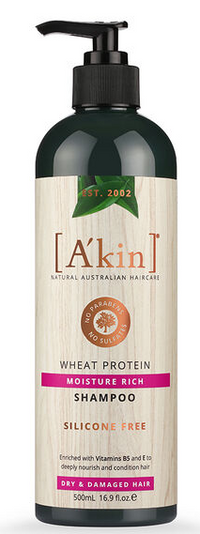 Akin Moisture Rich Wheat Protein Shampoo [SZ:500ML]