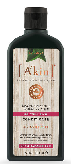 Akin Moisture Rich Macadamia Oil & Wheat Protein Conditioner [SZ:500ML]