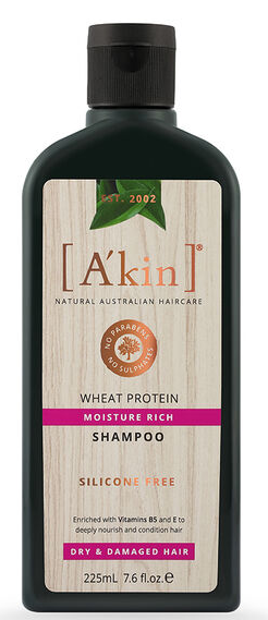 Akin Moisture Rich Wheat Protein Shampoo [SZ:225ML]