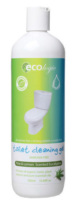 ECOlogic Toilet Cleaning Gel Pine & Lemon Scented Eucalyptus 500mL