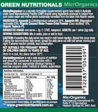 Green Nutritionals Marine Magnesium [SZ:100G TYP:POWDER]