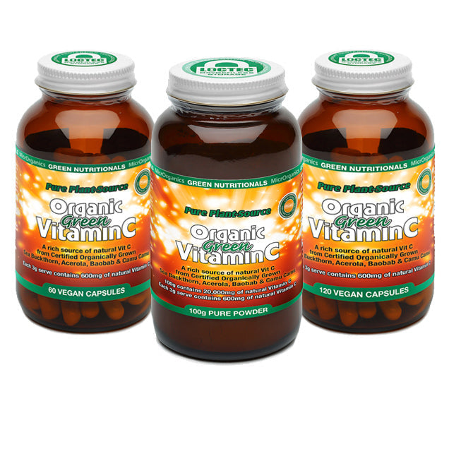 Green Nutritionals Organic Green Vitamin C [SZ:100G TYP:POWDER]