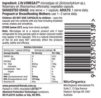 Green Nutritionals Green Omega 3 Capsules [SZ:30 CAPSULES]