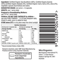 Green Nutritionals Organic Green Vitamin C [SZ:60 CAPSULES TYP:CAPSULES]