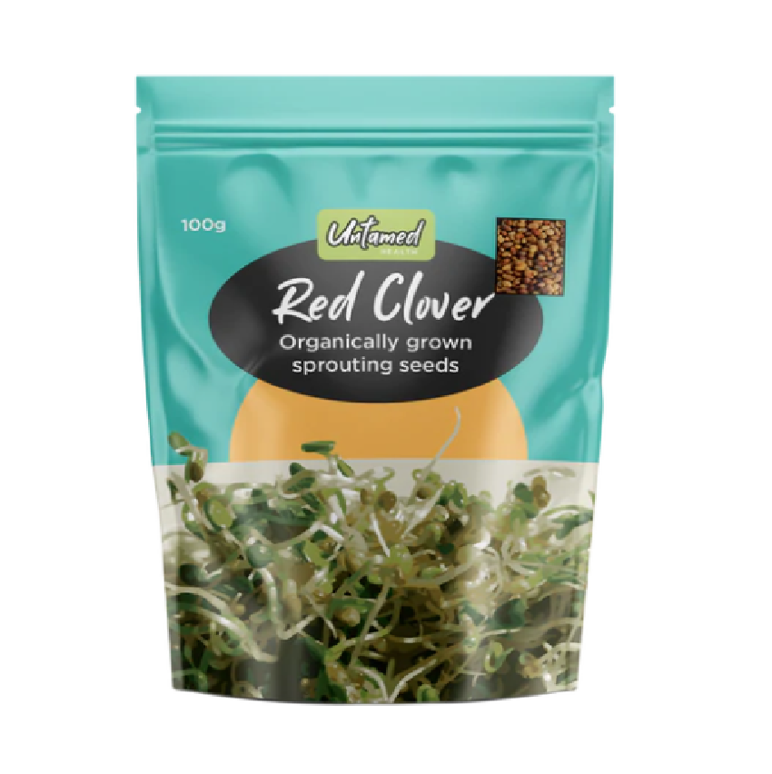 Untamed Red Clover Sprouting Seeds 100g