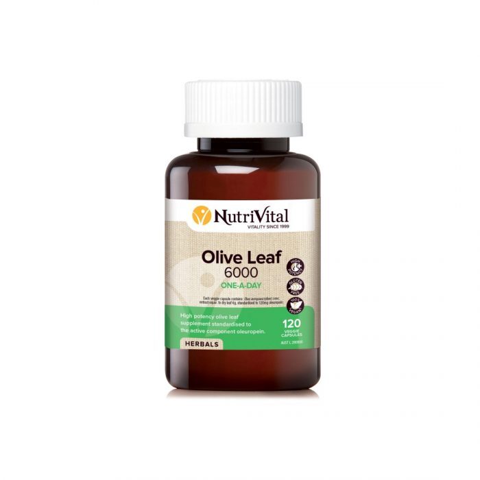 Nutrivital Olive Leaf 6000 Vege Capsules [SZ:120 VEGE CAPS]