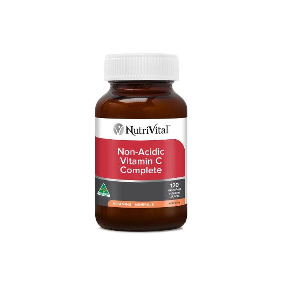 Nutrivital Non-acidic Vitamin C Complete 120 Tablets