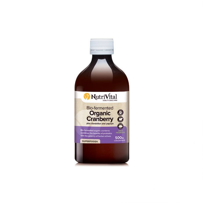 Nutrivital Nutrivital Bio-Fermented Organic Cranberry 500Ml
