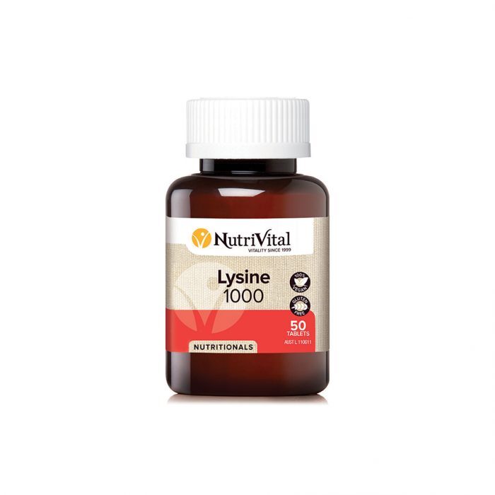 Nutrivital Lysine 1000Mg 50T
