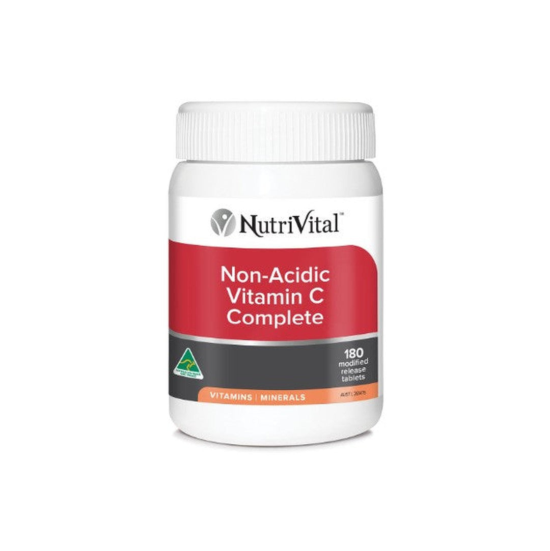 Nutrivital Non-acidic Vitamin C Complete 180 Tablets