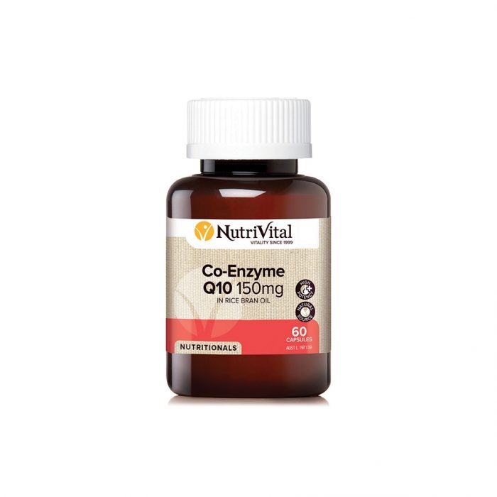 Nutrivital Co-Enzyme Q10 150Mg Capsules [SZ:60 CAPSULES]