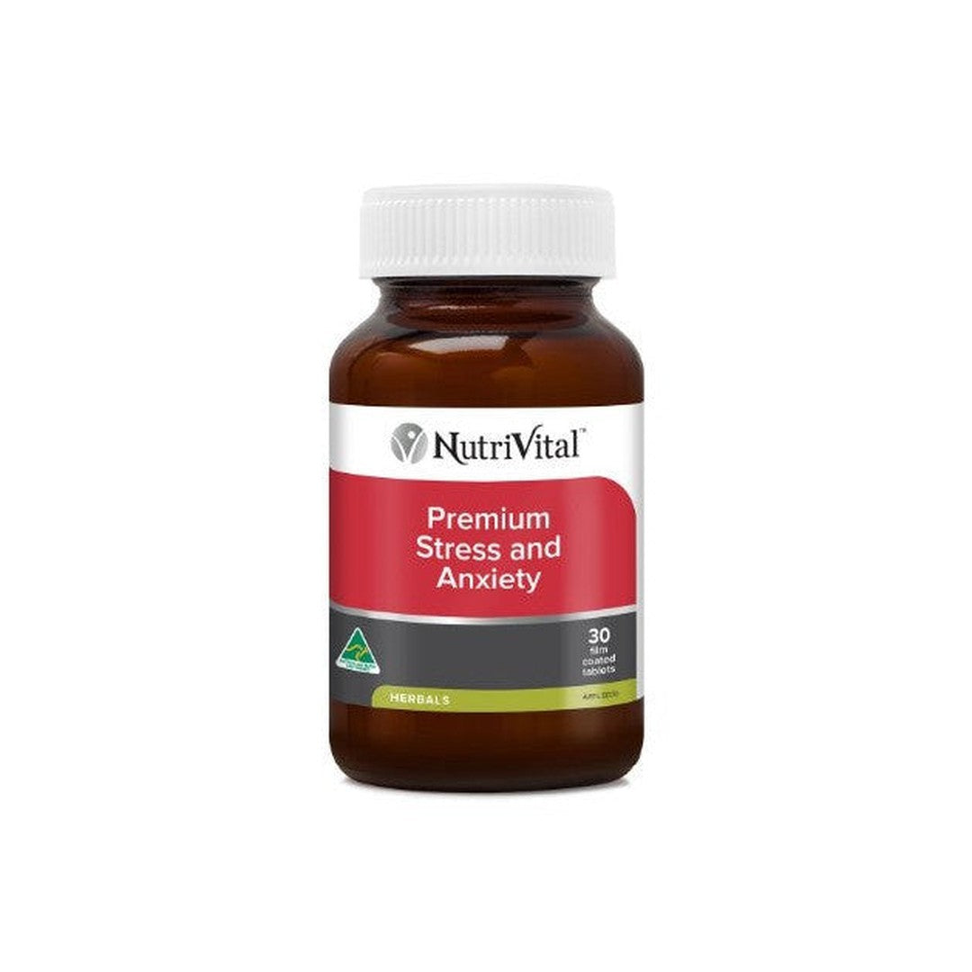 Nutrivital Premium Stress & Anxiety 30 Tablets