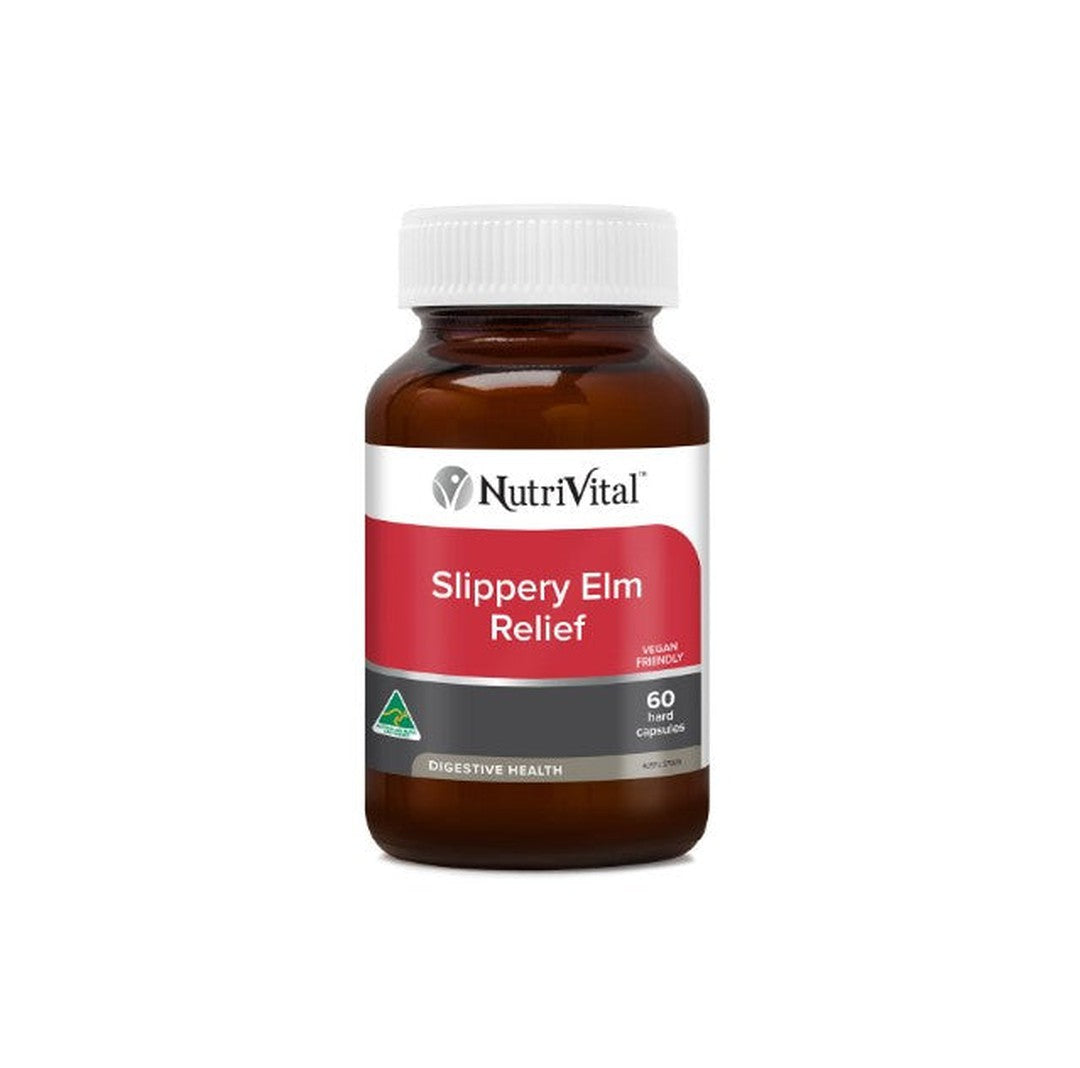 Nutrivital Slippery Elm Relief 60 Capsules