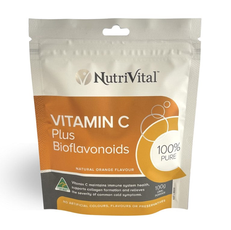 Nutrivital Vitamin C Plus Bioflavonoids Powder 100g