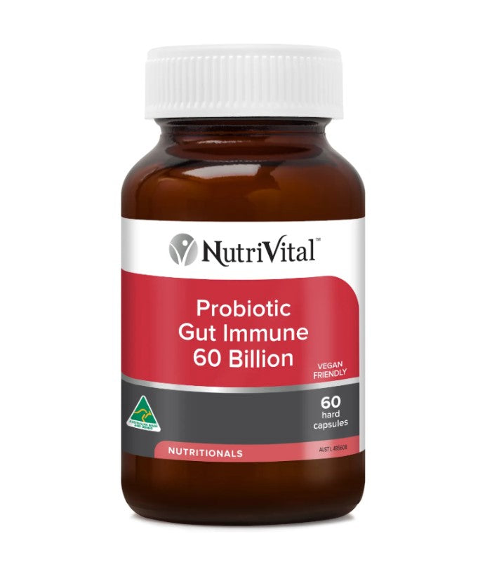 Nutrivital Probiotic Gut Immune 60 Billion 60 Capsules