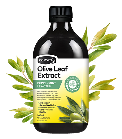 Comvita Olive Leaf Extract 500mL - Peppermint Flavour