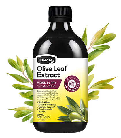 Comvita Olive Leaf Extract 500mL - Mixed Berry Flavour