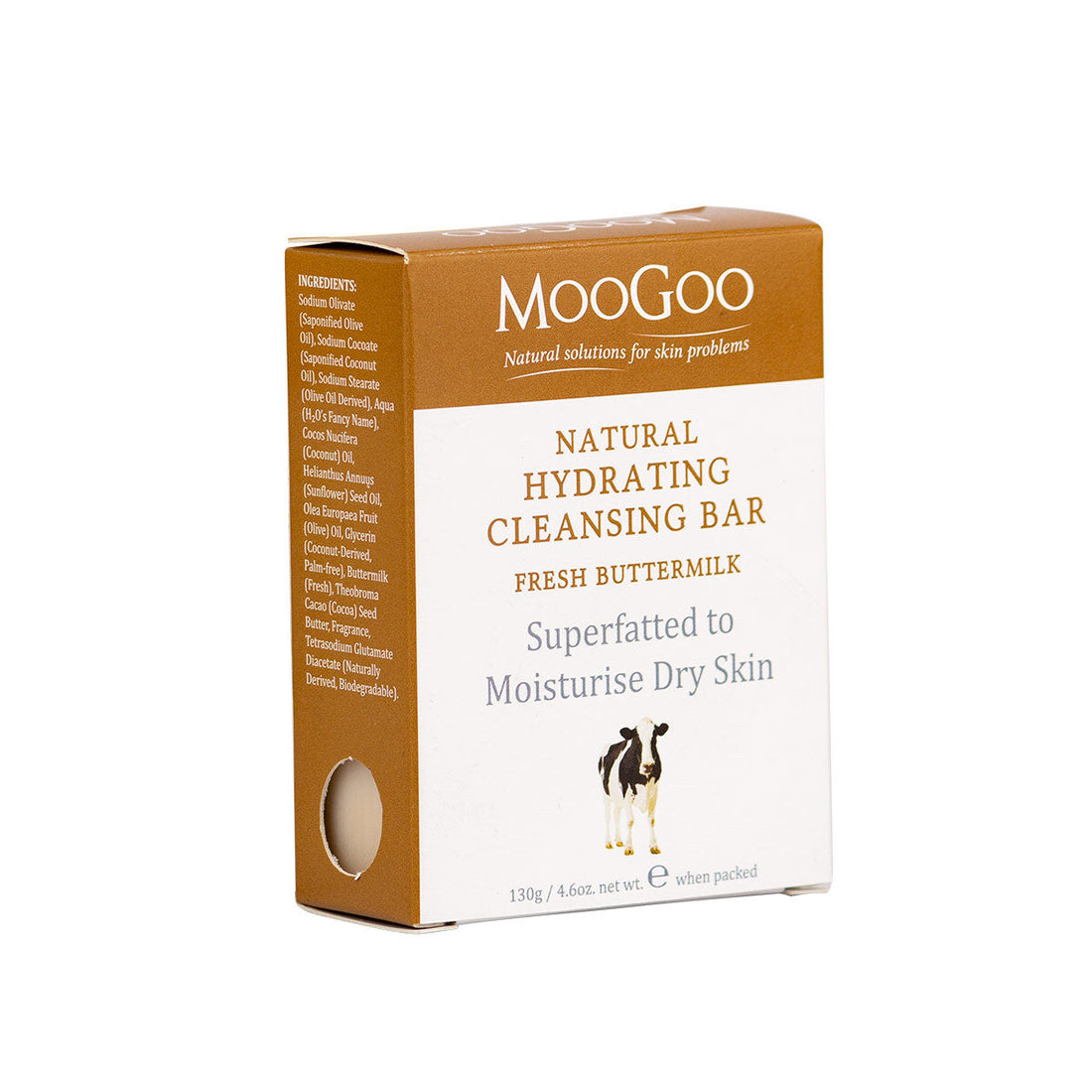 MooGoo Hydrating Cleansing Bars 130g [TYP:BUTTERMILK]