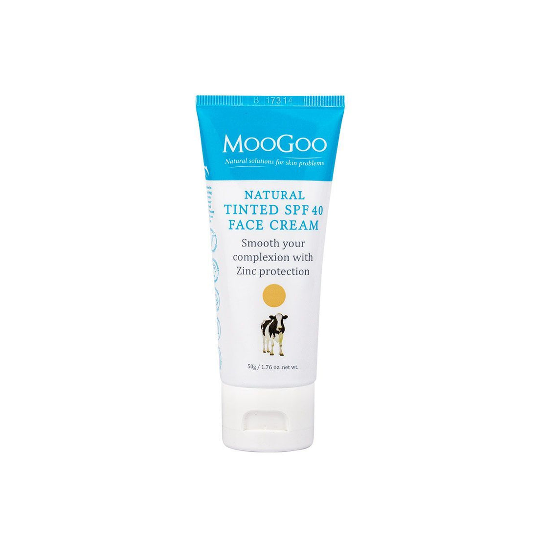 MooGoo SPF 40 Tinted Face Cream 50g