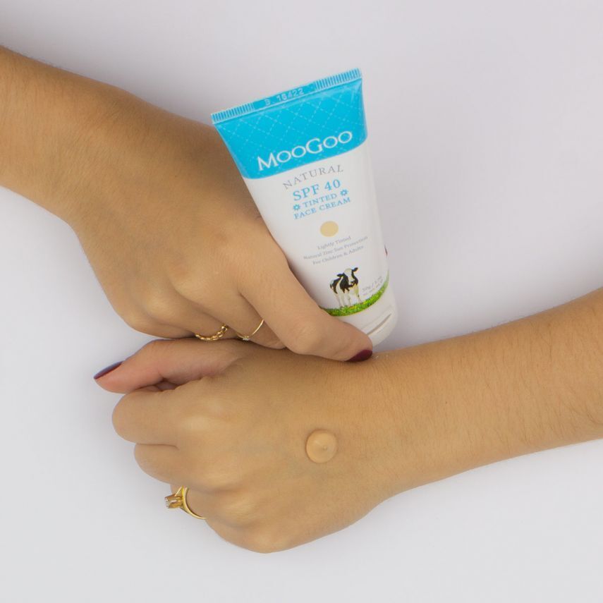 MooGoo SPF 40 Tinted Face Cream 50g
