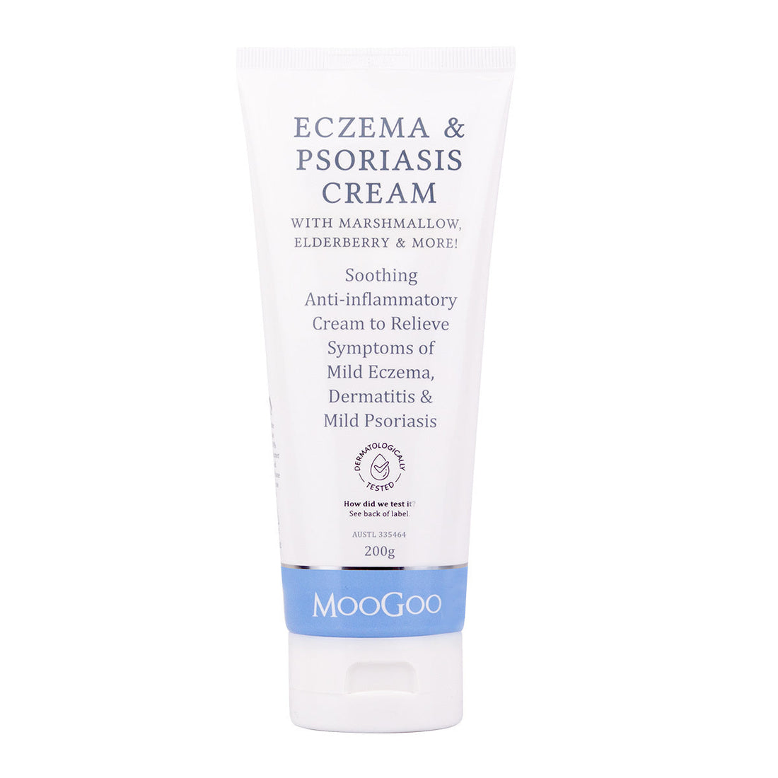 MooGoo Eczema & Psoriasis Cream with Marshmallow, Elderberry & More [SZ:200G]