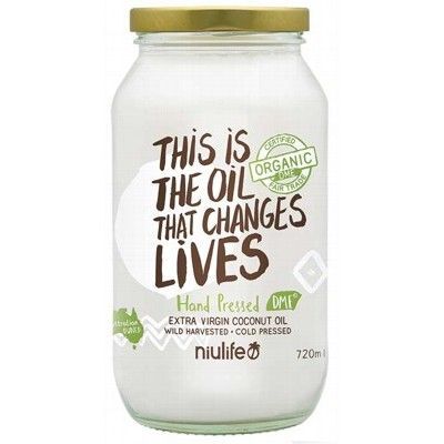 Niulife Certified Organic Extra Virgin Coconut Oil 720mL