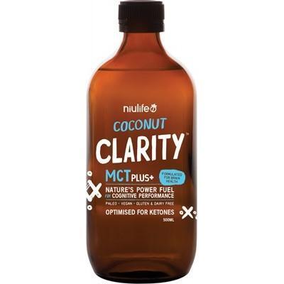 Niulife Organic Coconut Clarity MCT Plus+ 500mL