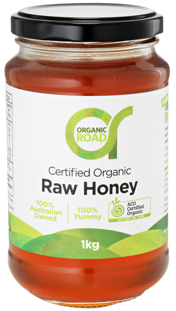 Organic Road Raw Australian Honey [SZ:1KG]