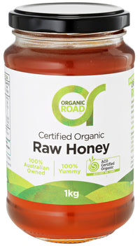 Organic Road Raw Australian Honey [SZ:1KG]