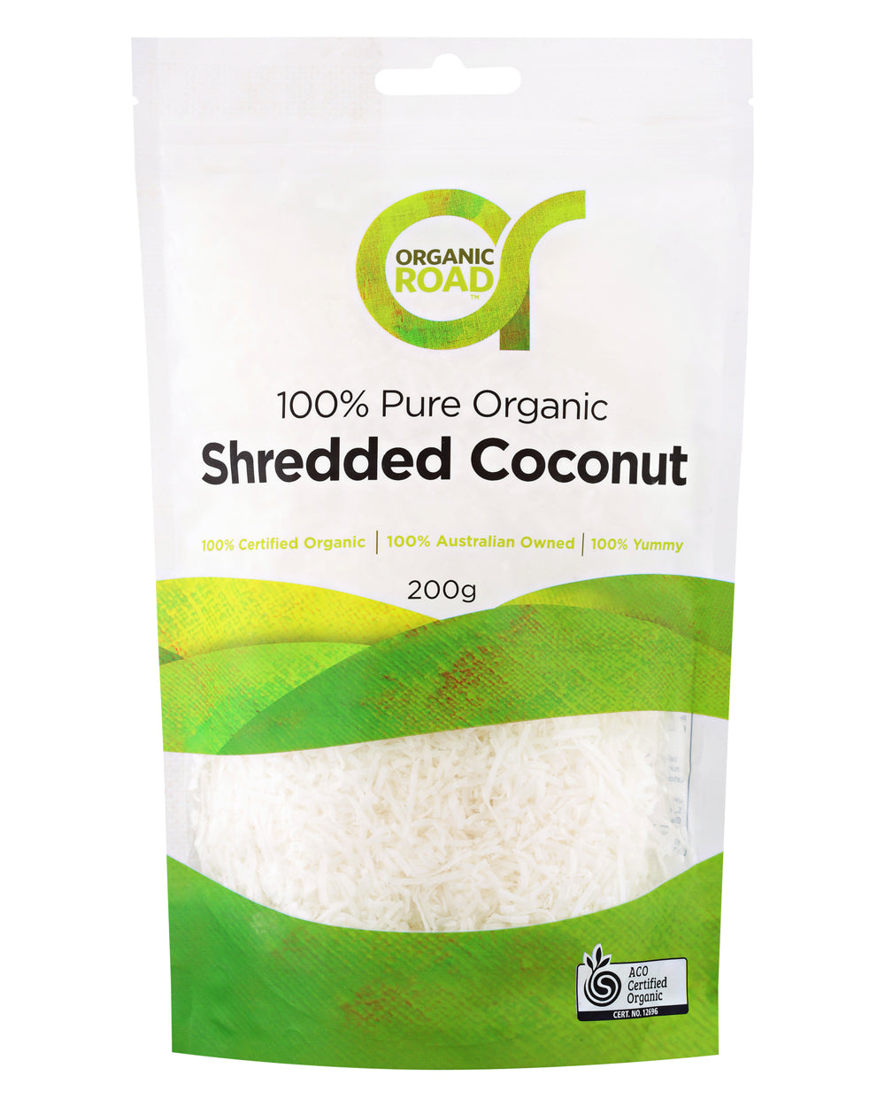 Organic Road Shredded Coconut 200g