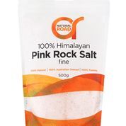 Natural Road Himalayan Pink Rock Salt 500g - Fine