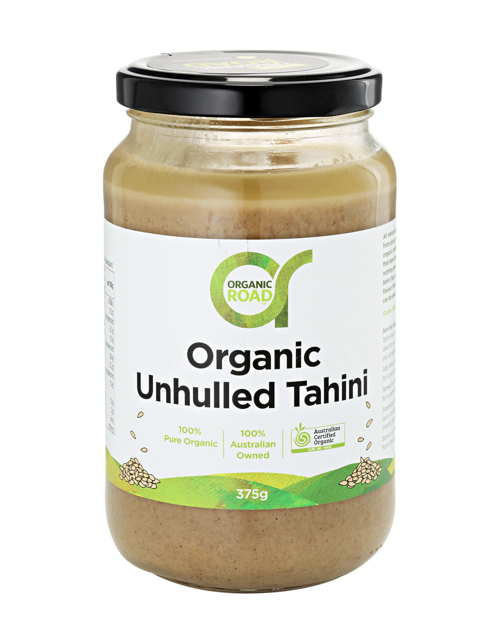 Organic Road Unhulled Tahini 375g