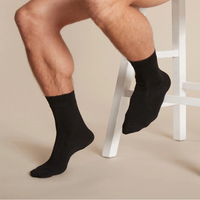 Men's Business Sock [CLR:BLACK SZ:6-NOV]