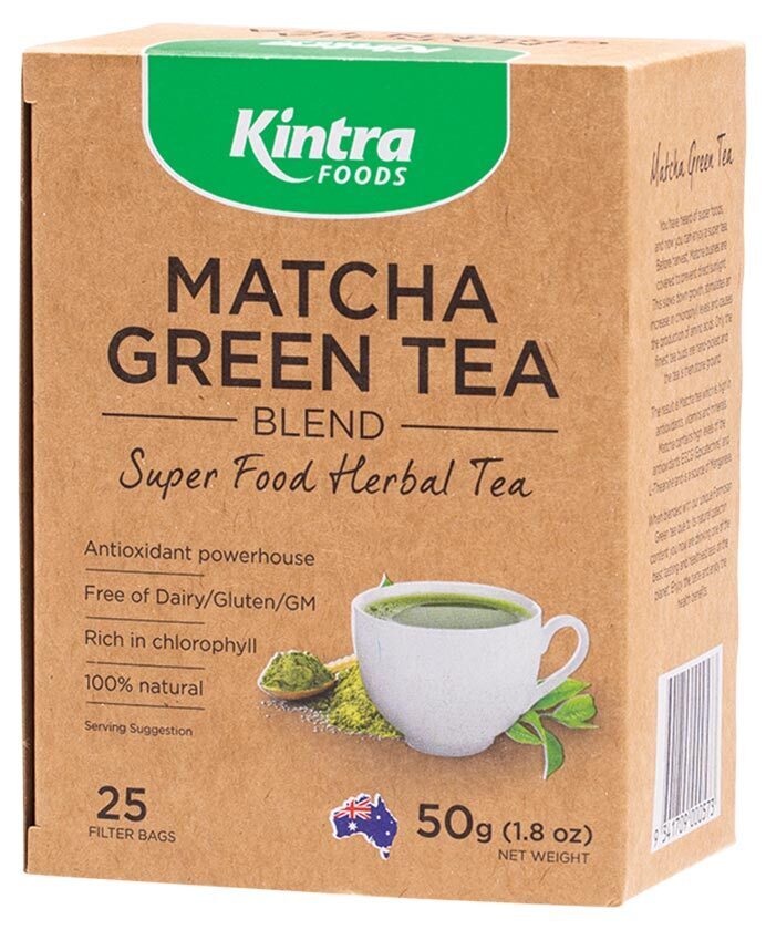 Kintra Foods Matcha Green Tea Blend - 25 Teabags