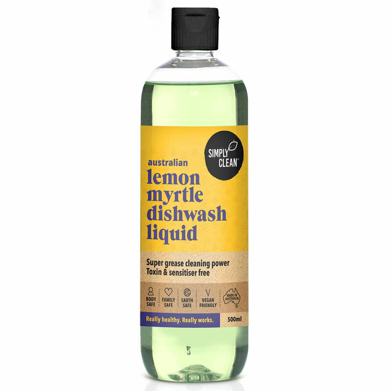 Simply Clean Dishwash Liquid Lemon Myrtle 500ml