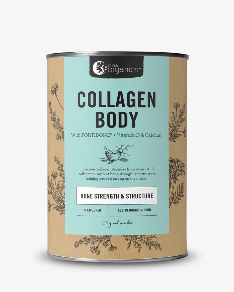 Nutra Organics Collagen Body Unflavoured Powder [SZ:450G]