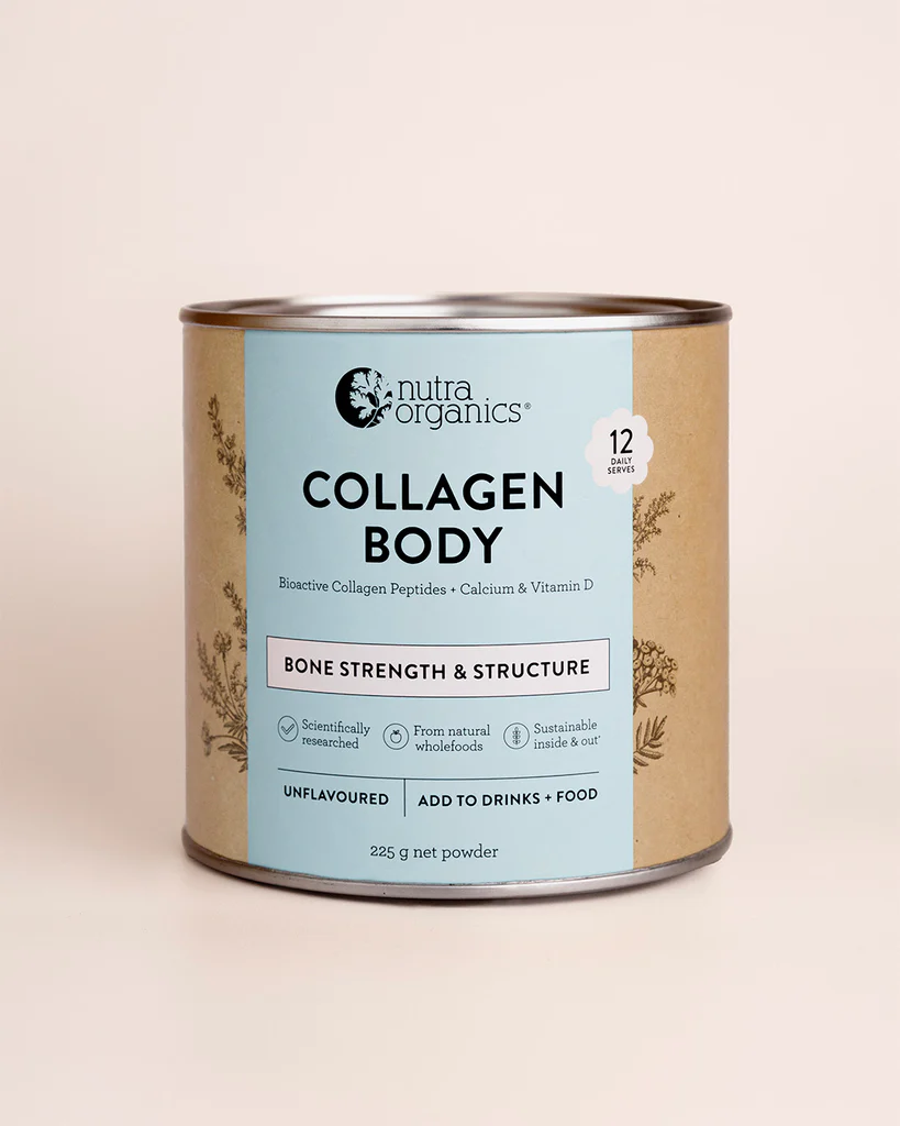 Nutra Organics Collagen Body Unflavoured Powder [SZ:225G]
