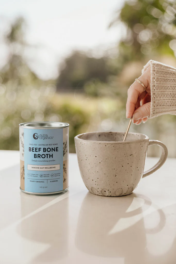 Nutra Organics Beef Bone Broth 125g - Garden Herb