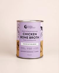 Nutra Organics Chicken Bone Broth 125g - Adaptogenic Mushrooms