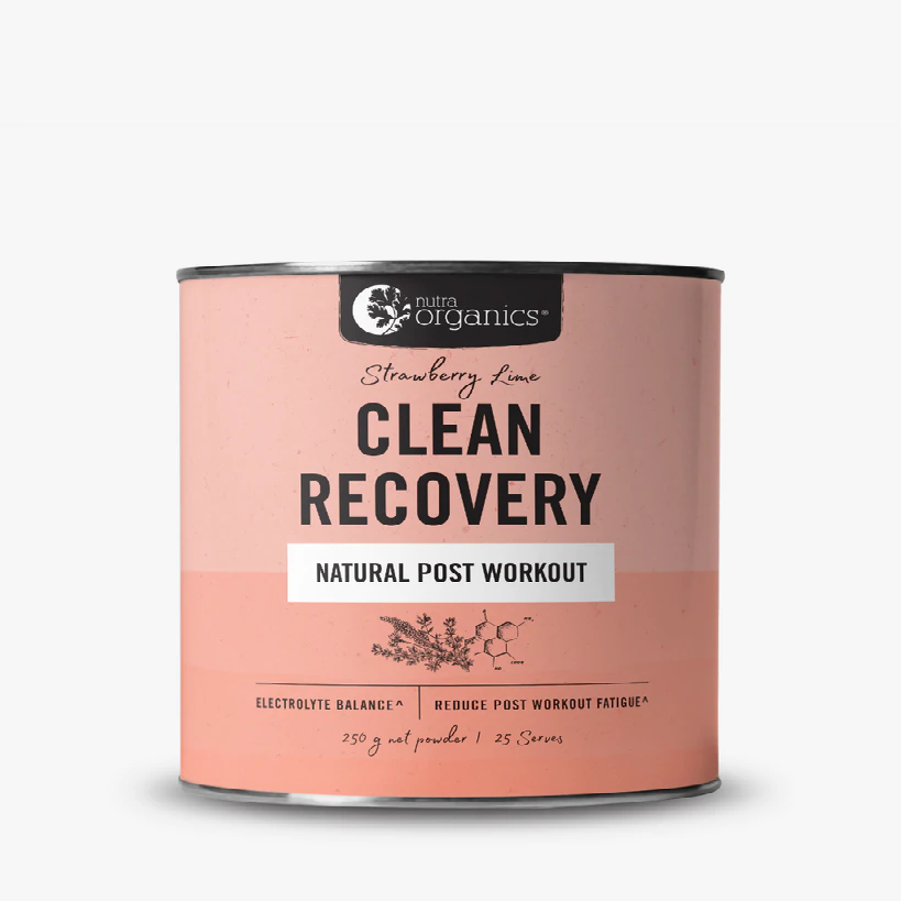 Nutra Organics Clean Recovery 250g - Strawberry Lime