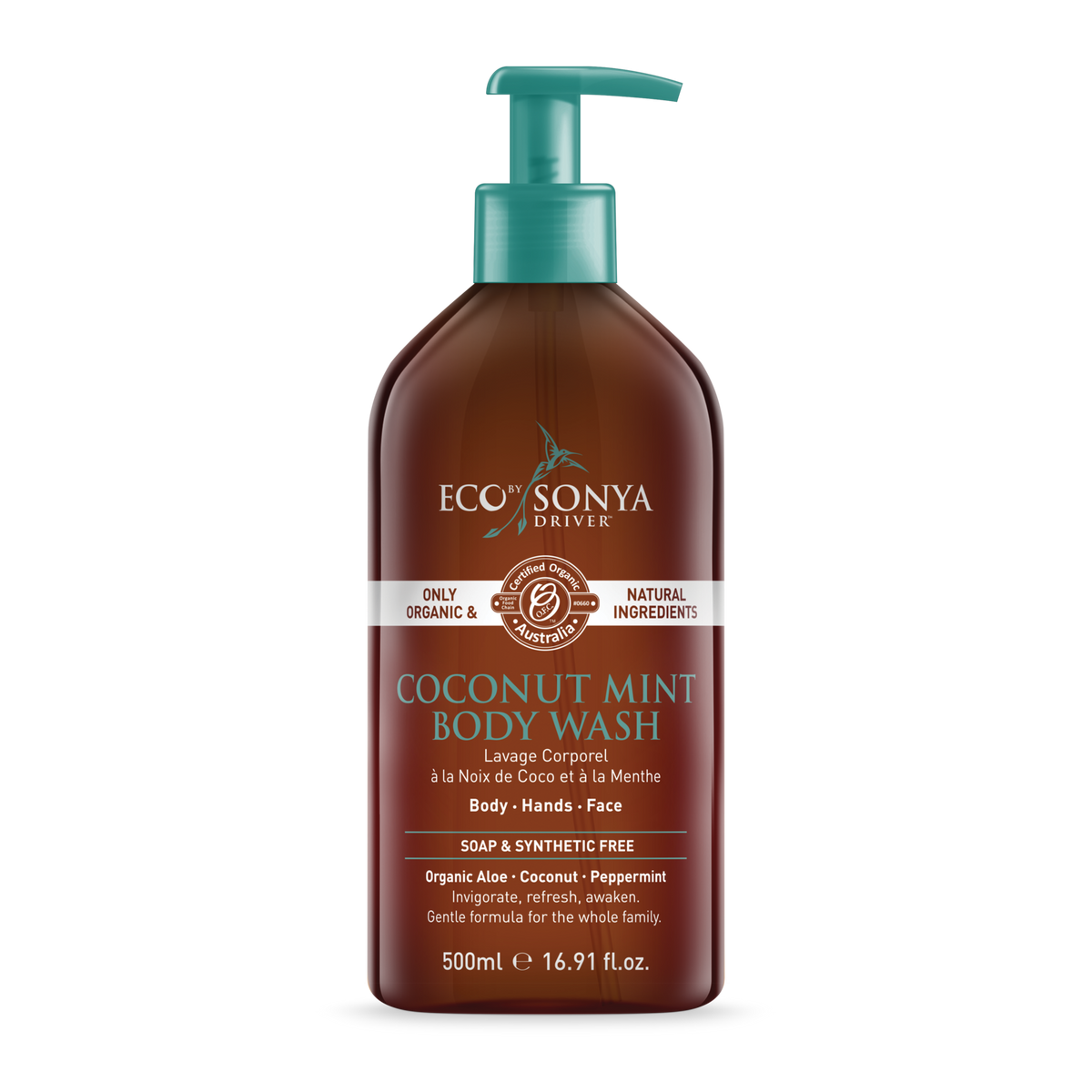 Eco by Sonya Driver Coconut Mint Body Wash 500mL