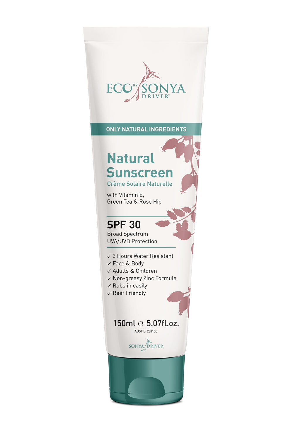 Eco by Sonya Driver Natural Rose Hip Sunscreen 150mL