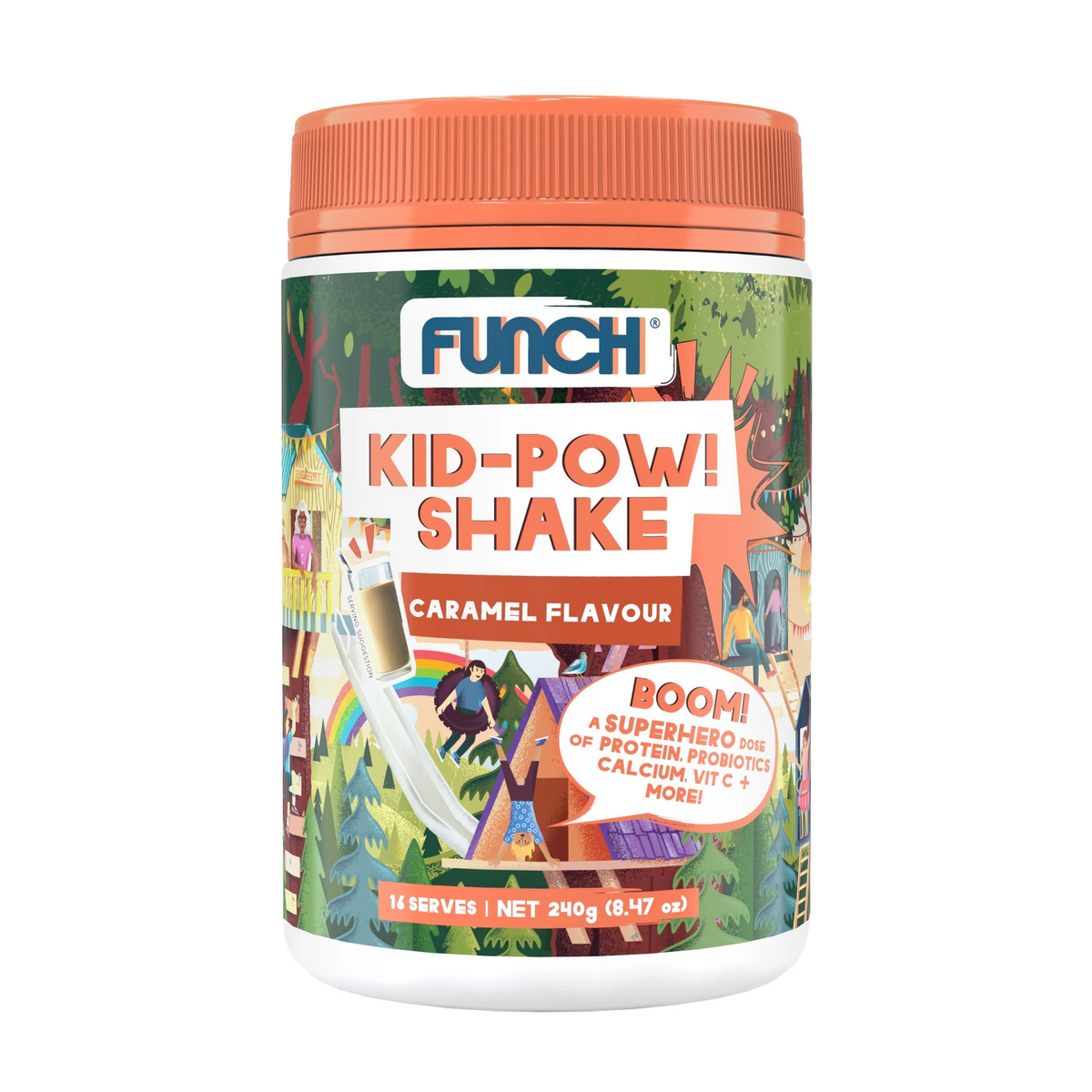 Funch Kid-POW! Shake 240g - Caramel