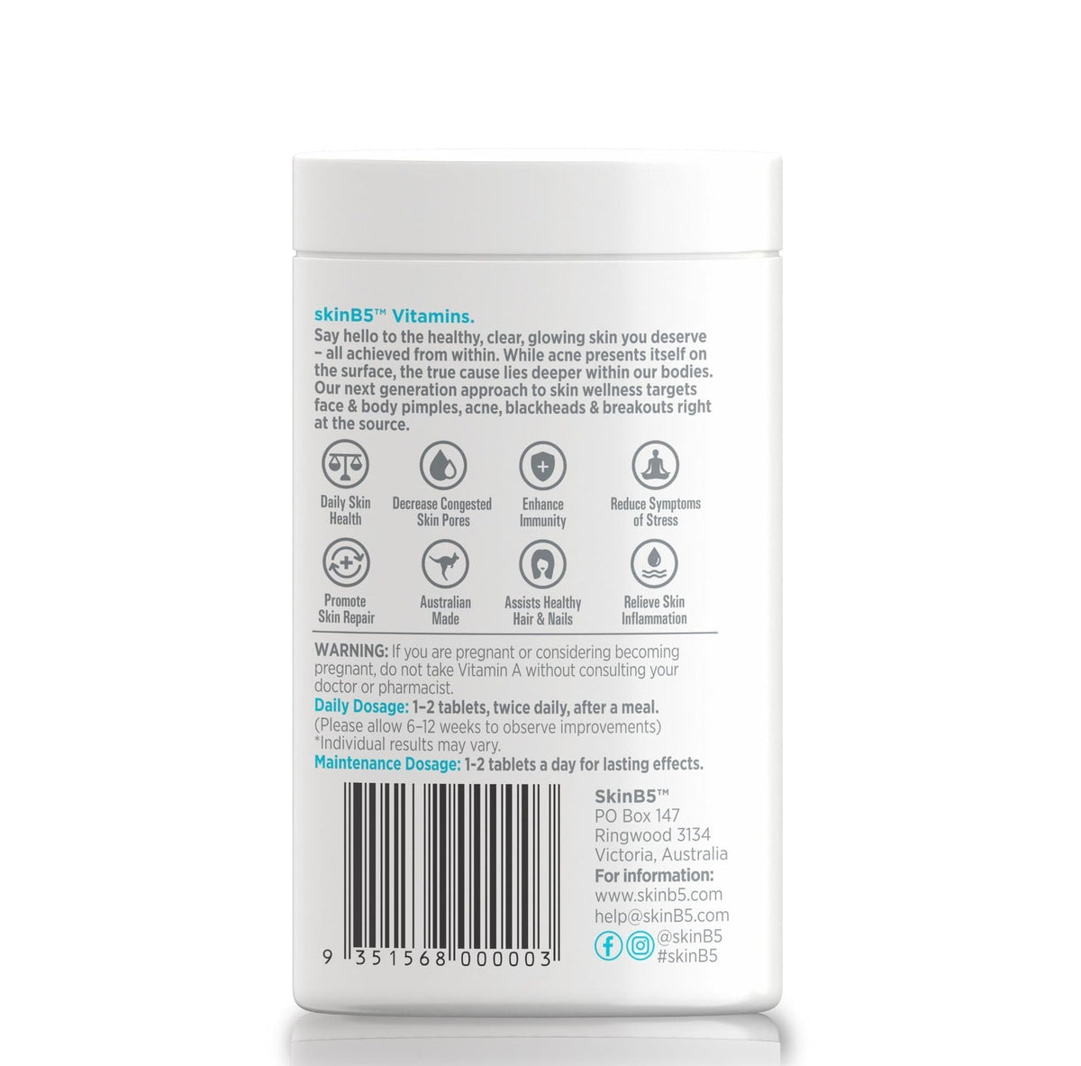 SkinB5 Acne Control 120T