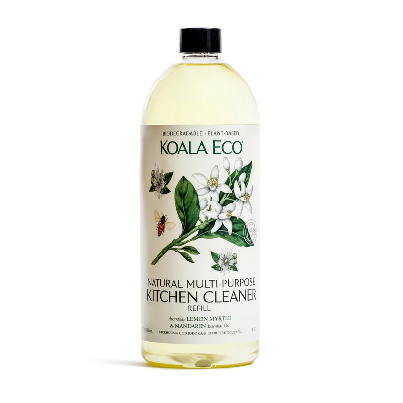 Koala Eco Multi Purpose Kitchen Cleaner Refill Lemon Myrtle Mandarin 1L