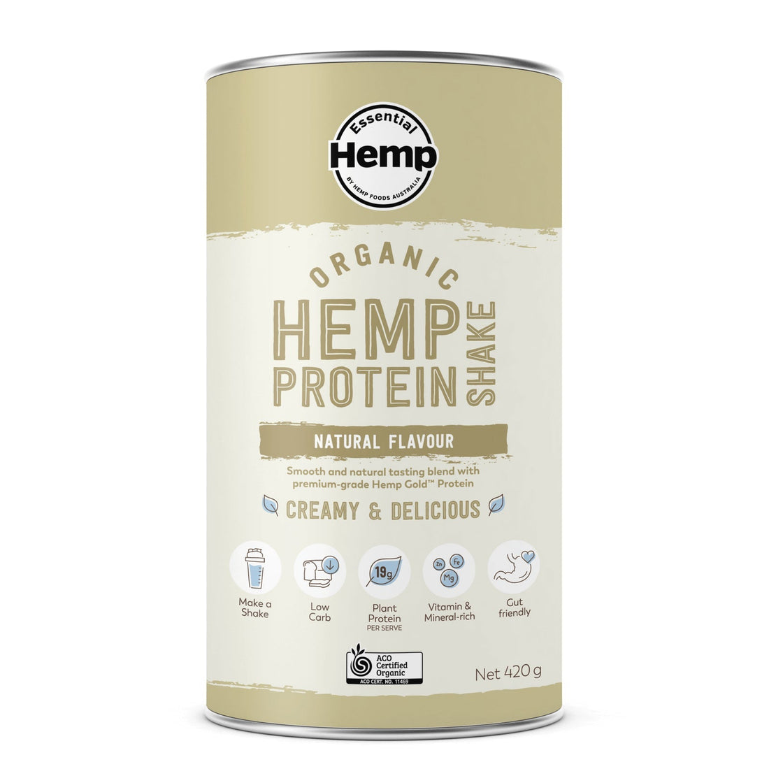 Hemp Foods Australia Hemp Protein 420g [FLA:MIXED BERRY]