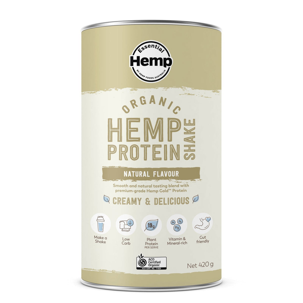 Hemp Foods Australia Hemp Protein 420g [FLA:MIXED BERRY]