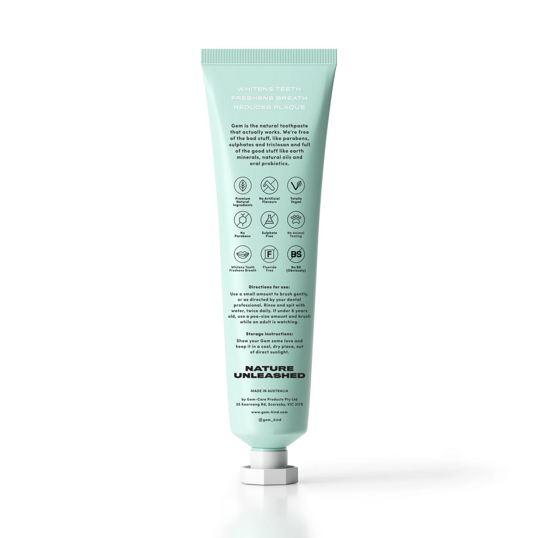 GEM Crisp Mint Toothpaste 100g